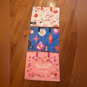 Brand new just released Tedder Joe’s reusable gift bags